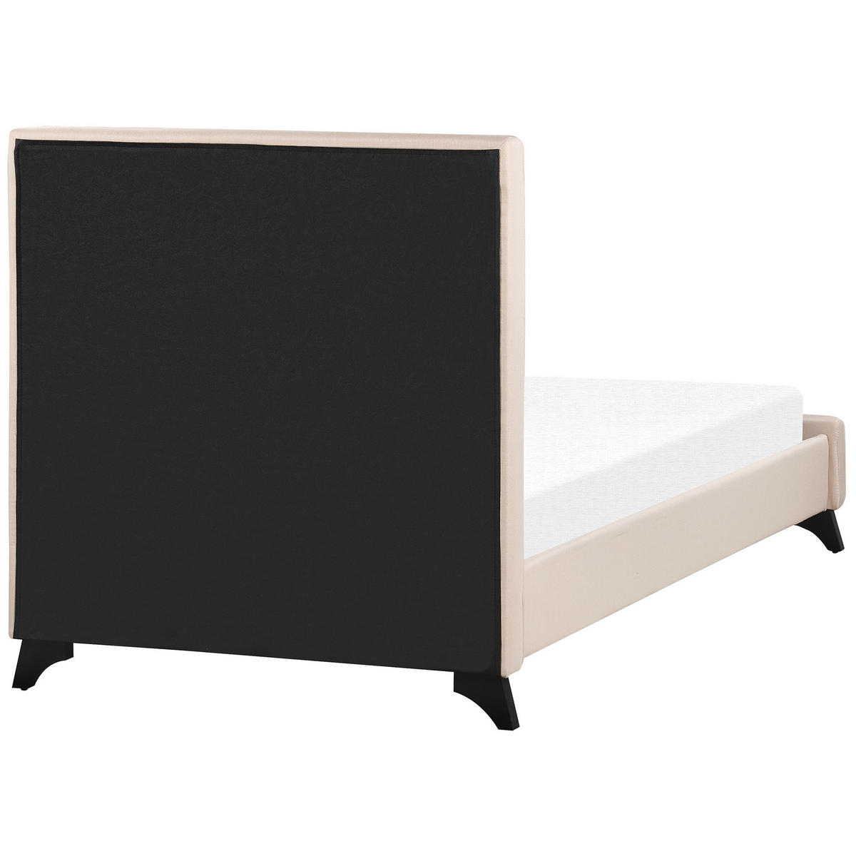POLSTERBETT 90/200 cm Beige Ambassador - Beige, Textil (90/200cm) - Beliani