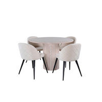 ESSGRUPPE 5-TLG. Bianca Beige - Beige, Holz/Holzwerkstoff (110/74/110cm) - ebuy24