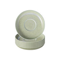 ESPRESSOUNTERTASSEN Perlemor Alga grün ø 12 cm 6er Set - Grün, Keramik (12cm) - like.Villeroy & Boch