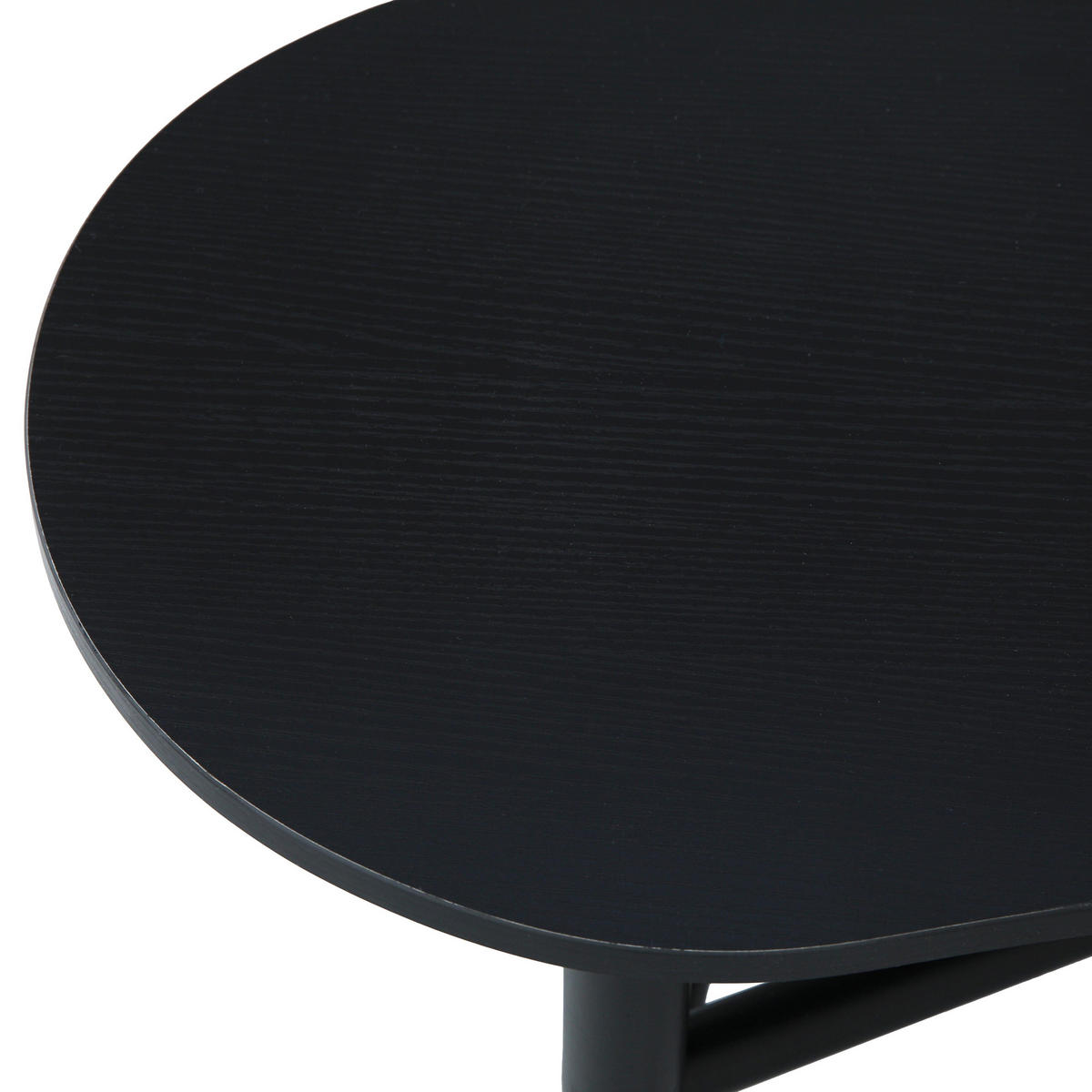 COUCHTISCH, Schwarz - Schwarz, Holzwerkstoff (100/60/38cm) - Oviala