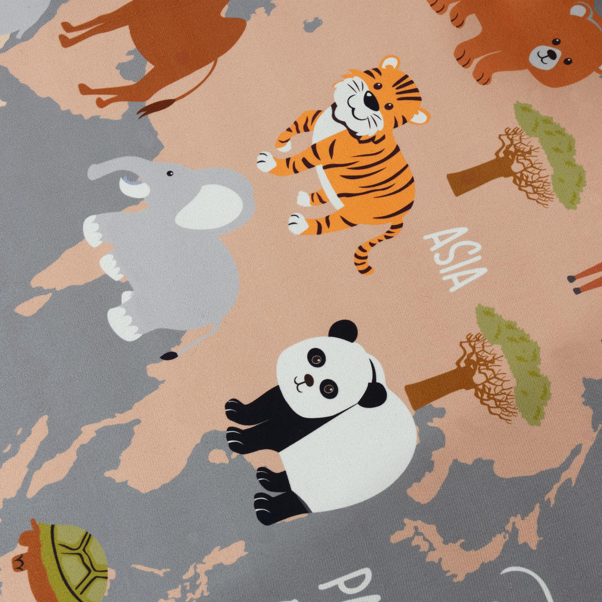 KINDERTEPPICH 200/200 cm Bino 581 - Dunkelgrau, Textil (200/200cm) - Paco Home