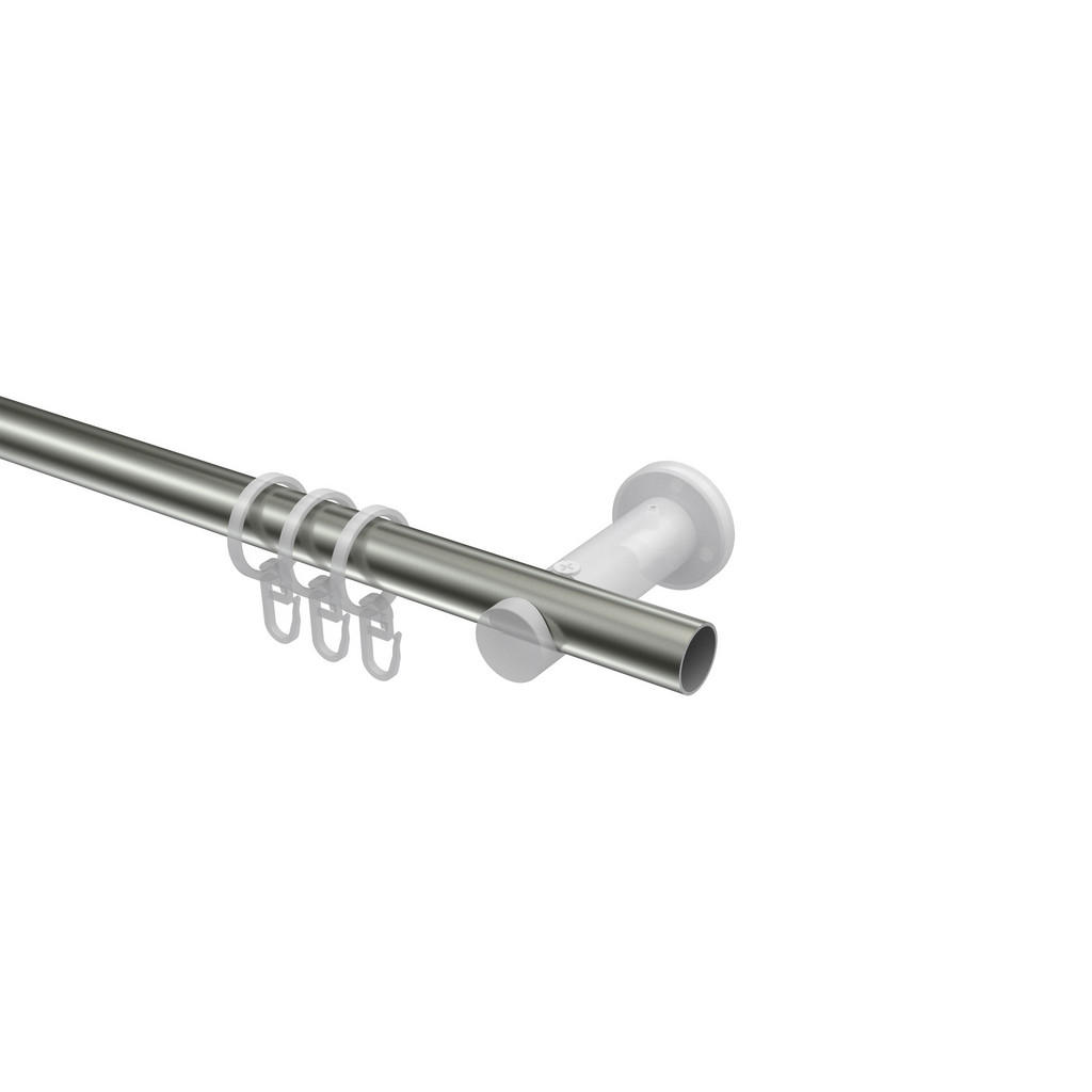 Thumbnail - Interdeco Gardinenstangen-Set, Edelstahl, Metall, 420 cm, Wohntextilien, Gardinen & Vorhänge, Gardinen-Stangen