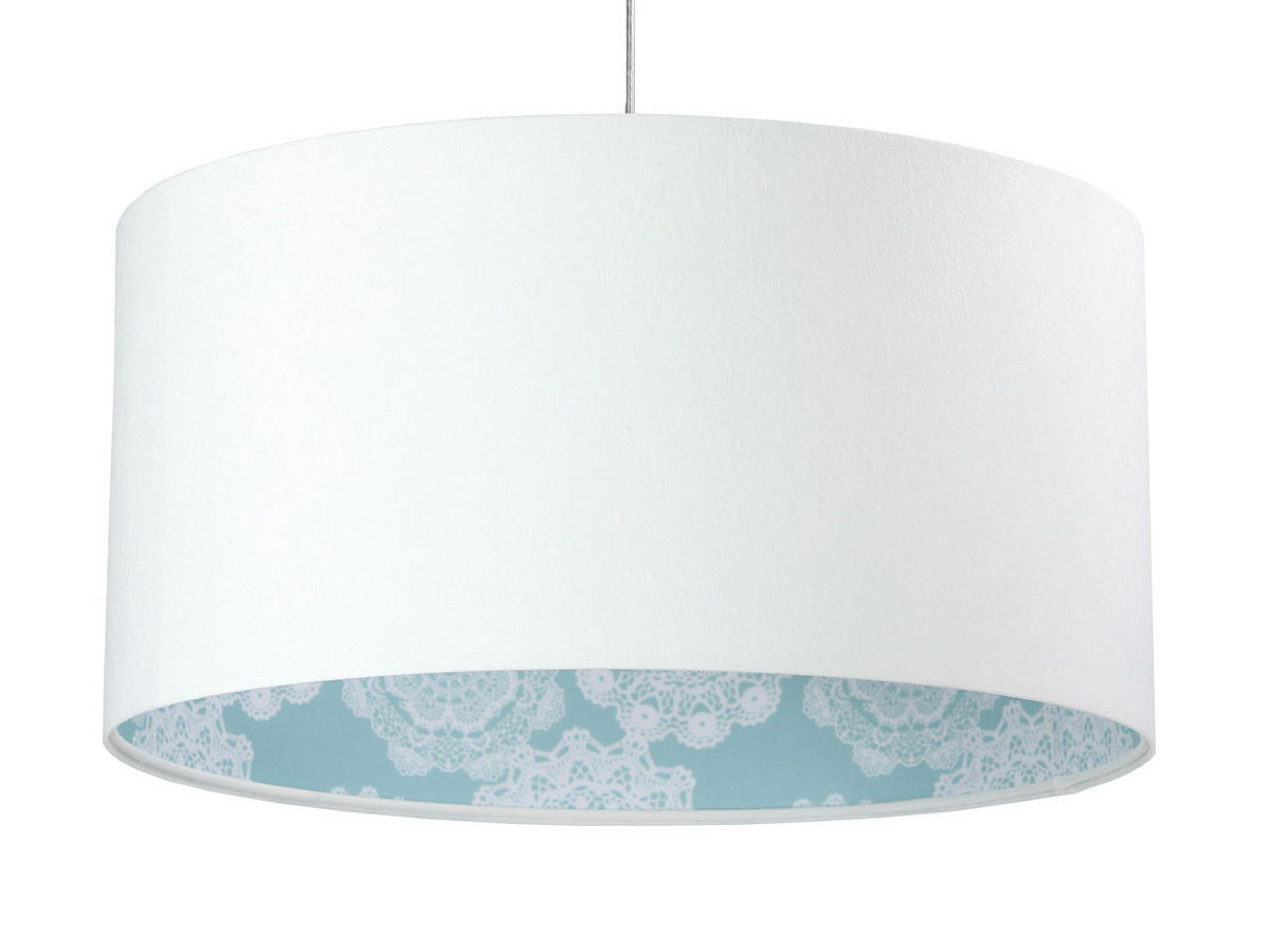HÄNGELEUCHTE Blau 40/20 cm - Blau/Weiß, Kunststoff (40/0.6/20cm) - ONZENO