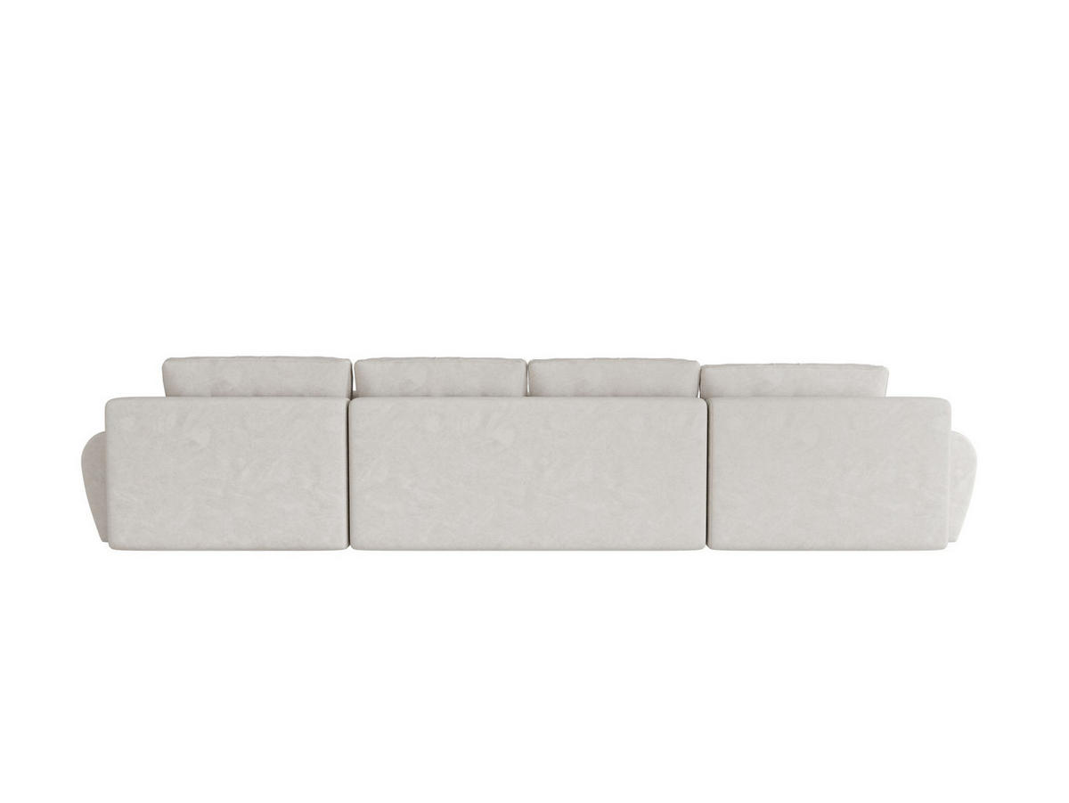 ECKSOFA BEGA U Links TENDER WAY 01 mit Schlaffunktion - Beige, Textil (372/87/185cm) - Bedante