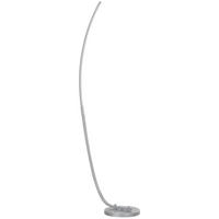 STEHLAMPE Aluminium Acryl Silber - Silberfarben, Metall (46/25/147cm) - HOMCOM