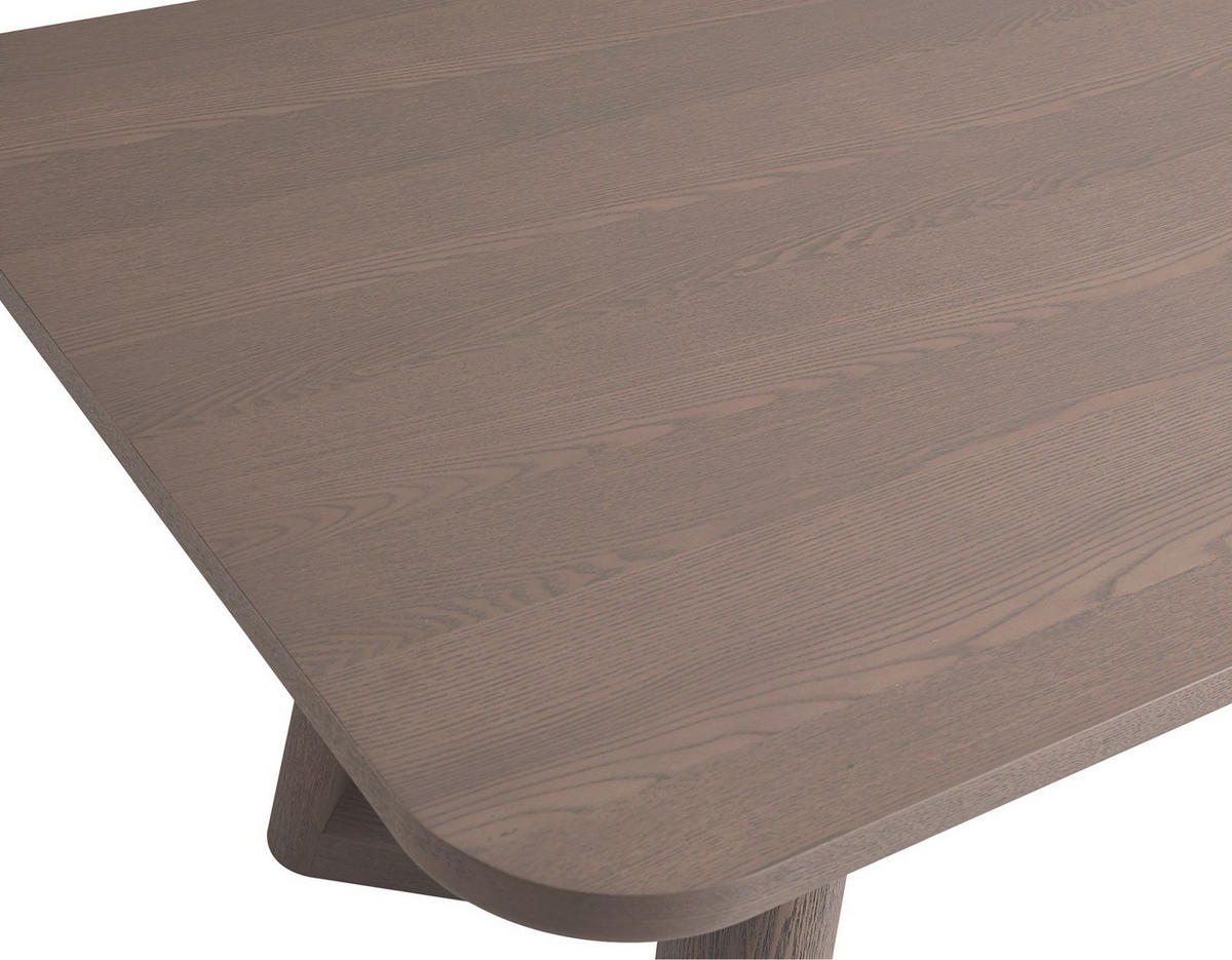 ESSTISCH Alisser Nussbaum-Furnier 200 x 100 cm - Nussbaumfarben, Holzwerkstoff (100/200/76cm) - Selsey