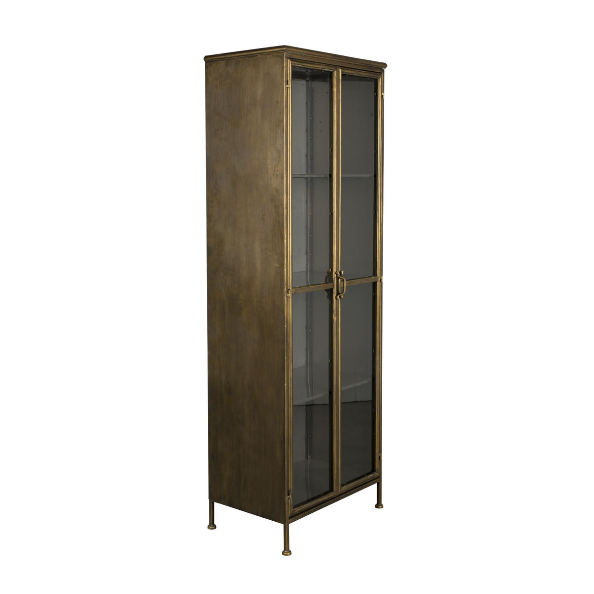 AUFBEWAHRUNGSSCHRANK Gertlush Metall Gold - Goldfarben, Metall (63.5/184/41.5cm) - Dutchbone