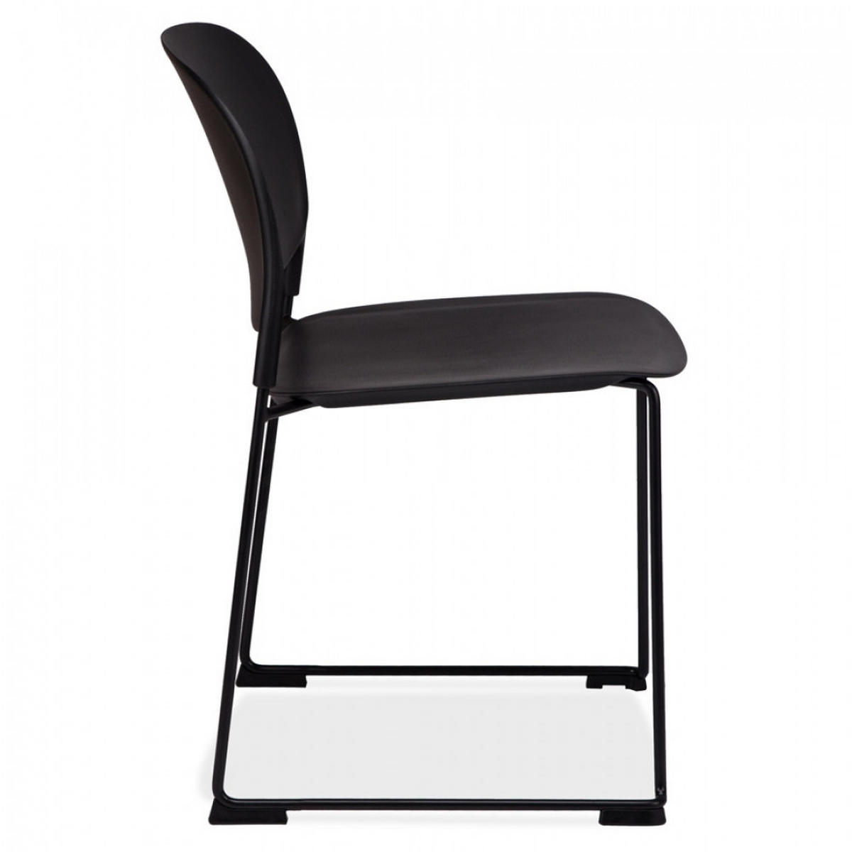 STUHL Schwarz 52.5x80x48.5cm - Schwarz, Kunststoff/Metall (52.5/80/48.5cm) - AlterEgo