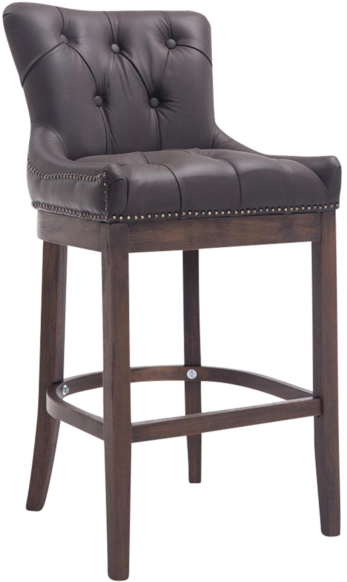furnicato Barhocker Braun 55x109x57 cm