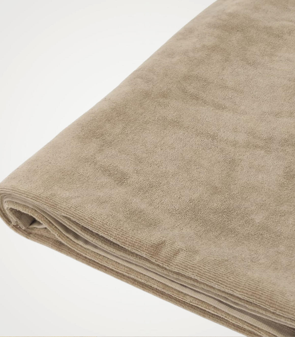 STRANDTUCH. Bio-Baumwolle. 100x180 cm. Beige - Beige, Textil (100/180cm) - SOWL