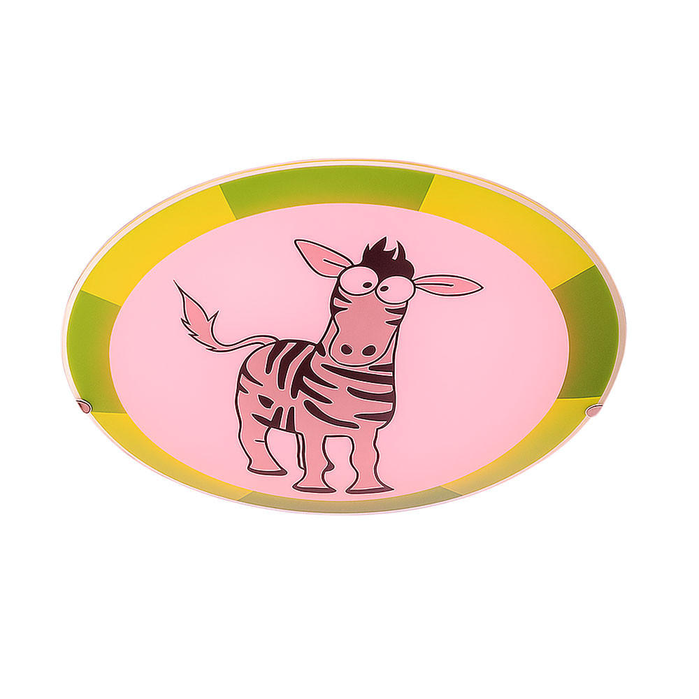 LED DECKENLEUCHTE Stahl Grün - Grün, Glas (25/25/8cm)