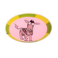 LED DECKENLEUCHTE Stahl Grün - Grün, Glas (25/25/8cm)