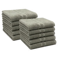 HANDTÜCHER, 10er-Set, 50x100 cm, 100% Baumwolle, Braun - Taupe, Textil (50/100cm) - Zollner