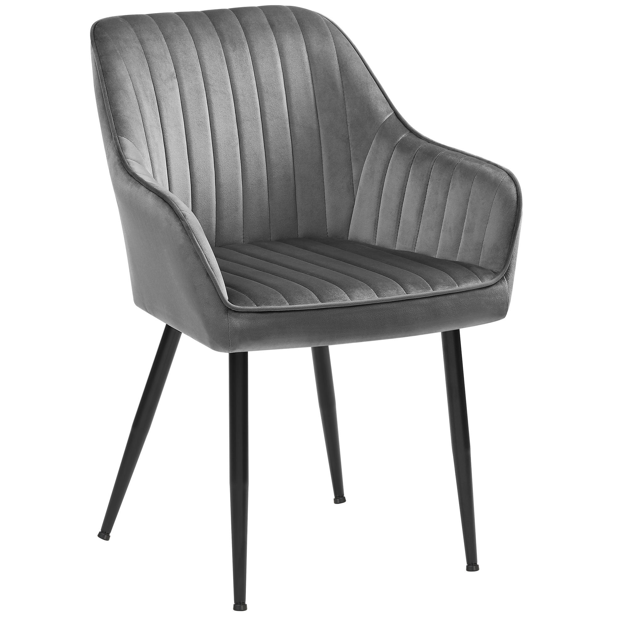 ESSZIMMERSTUHL Maggie - Grau, Holzwerkstoff (60/84/60cm) - SONGMICS