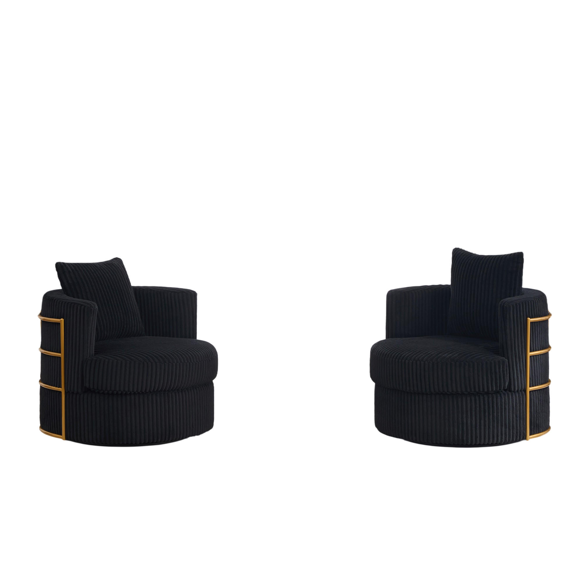 ComfortXL Sessel Schwarz 76x78x79 cm