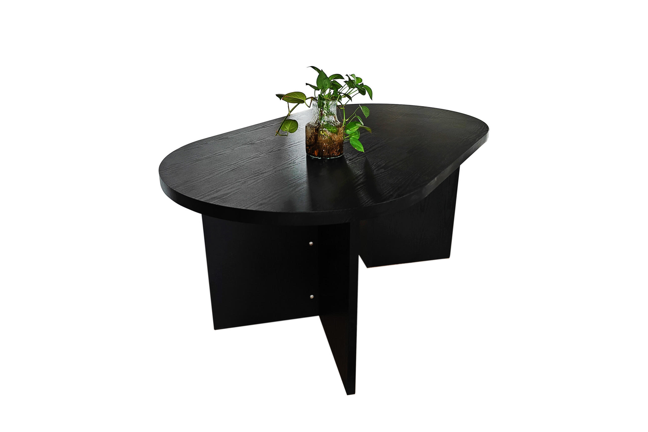 SAM Esstisch Schwarz 160x75x90 cm