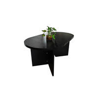 ESSTISCH OVI - Schwarz, Holz (90/160/75cm) - SAM