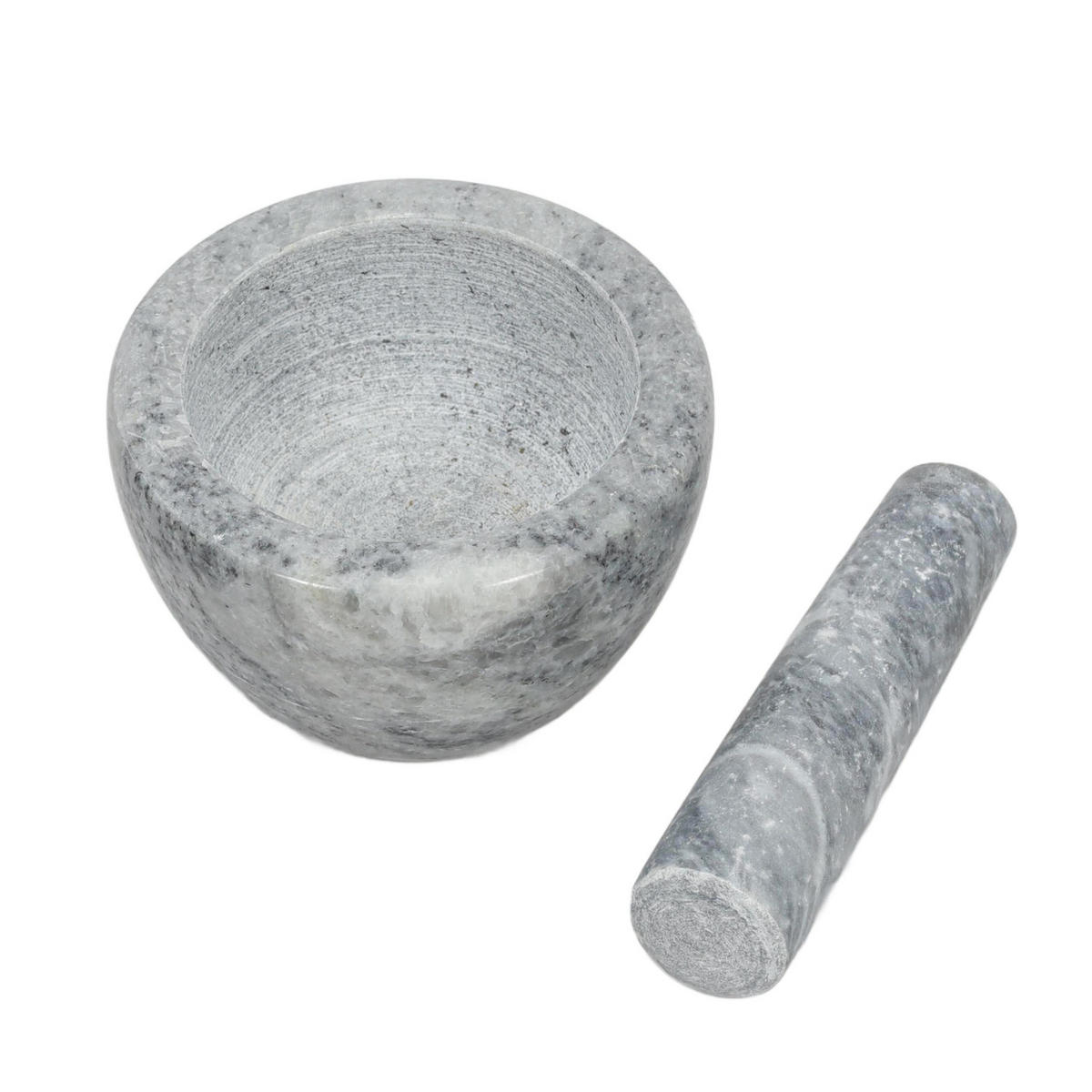 MARMORMÖRSER Luno 10/10/6 cm - Grau, Stein (10/6/10cm) - Excellent Houseware