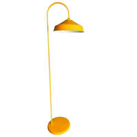 STEHLEUCHTE Bogen 180 Cm - Gelb, Metall (37/37/180cm) - Bamyum