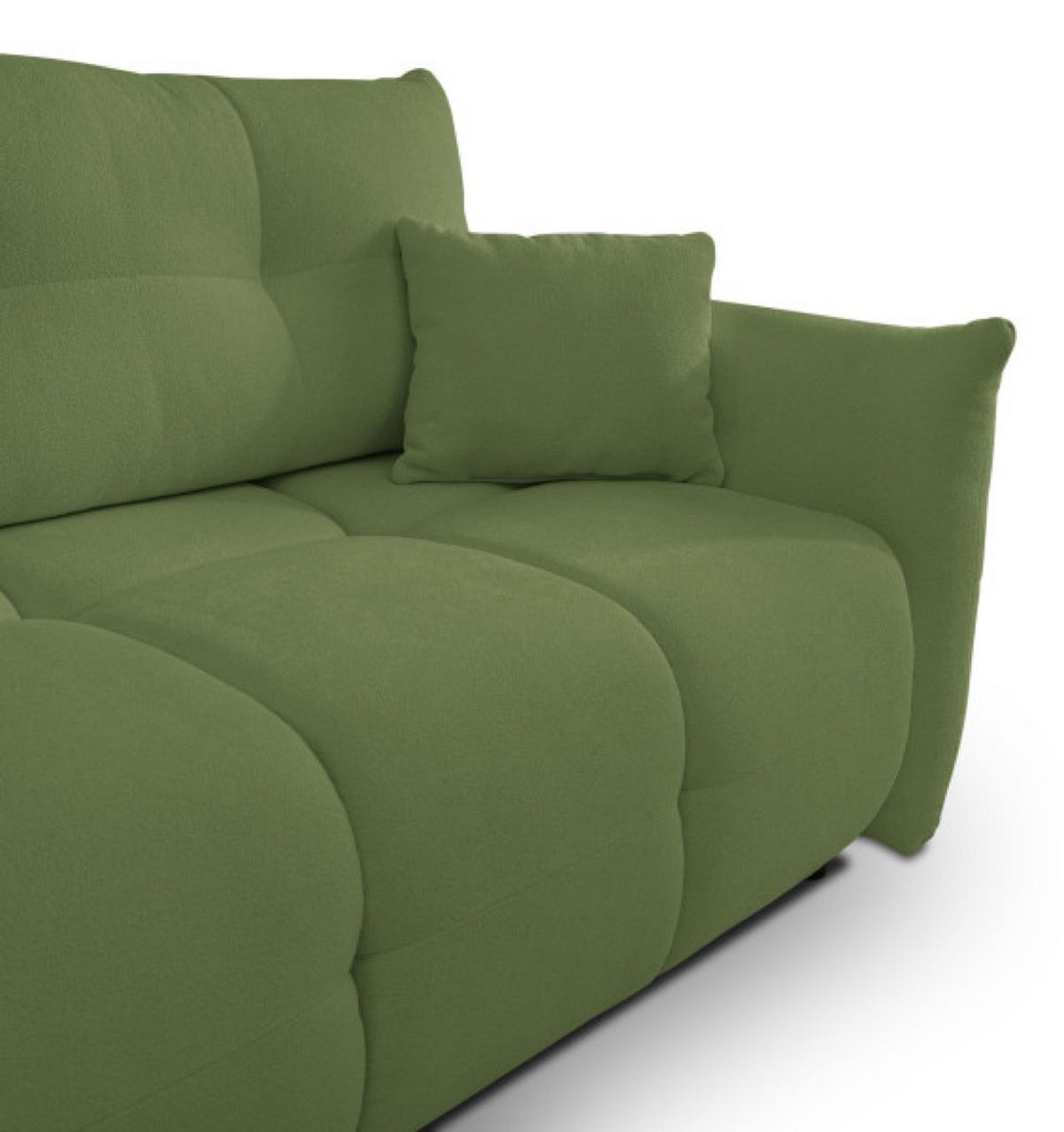 ECKSOFA Grün BOSE Mit Schlaffunktion Links - Grün, Textil (257/177cm) - Sepro Meble