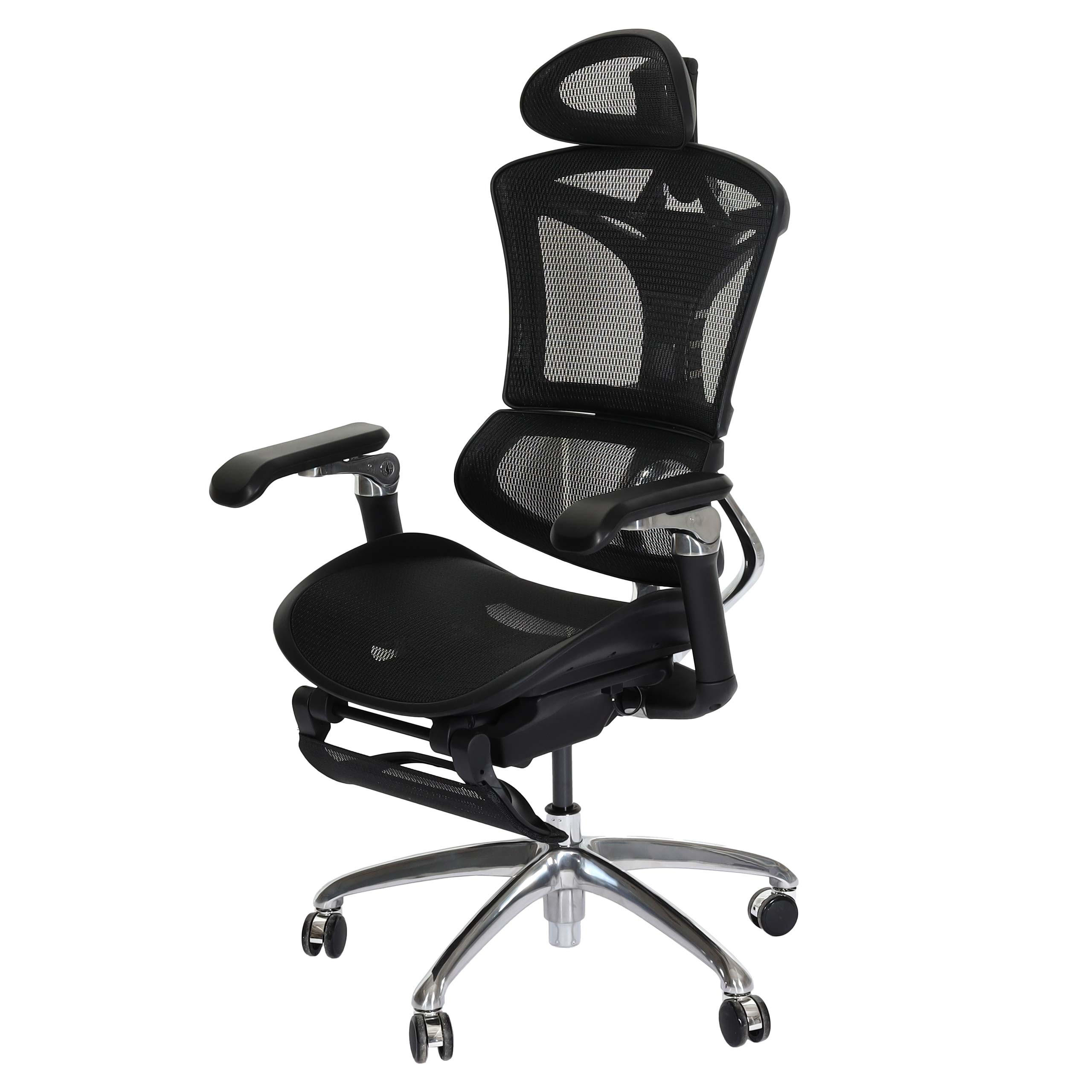 BÜROSTUHL J93B Schwarz - Schwarz, Textil (65/134/70cm) - SIHOO