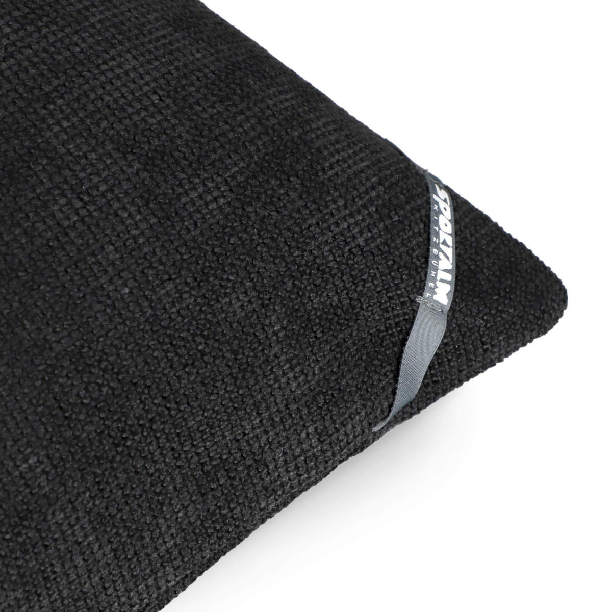 ZIERKISSENHÜLLE DAHEIM - Schwarz, Textil (50/30cm) - Sportalm Kitzbühel