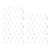 LED Dekoleuchte Lichterkette Silber Kristall Design - Silberfarben, Kunststoff (120/2.2/2.7cm) - Globo Lighting