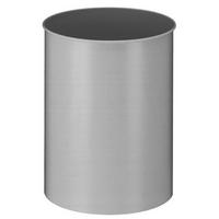 PAPIERKORB Stillvoll Metall 30 Liter 47x33,5 cm AlumInium - Grau, Metall (33.5/47/33.5cm) - PROREGAL
