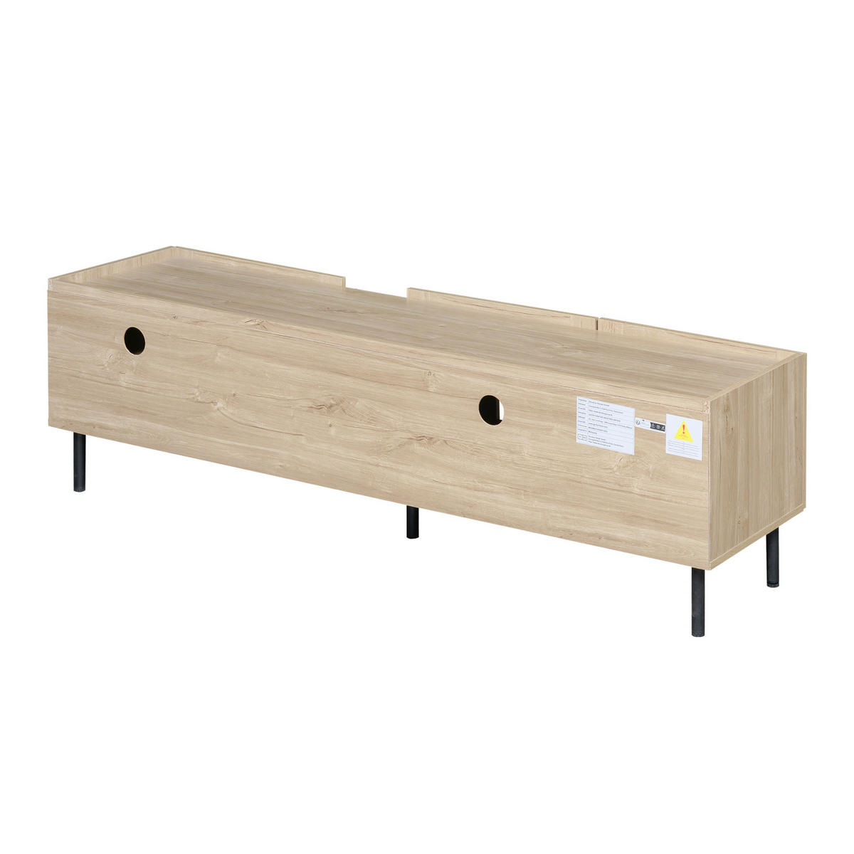 TV-ELEMENT 160/40/47 cm Naturholzfarbe - Ahornfarben, Holz (160/47/40cm) - Oxeza