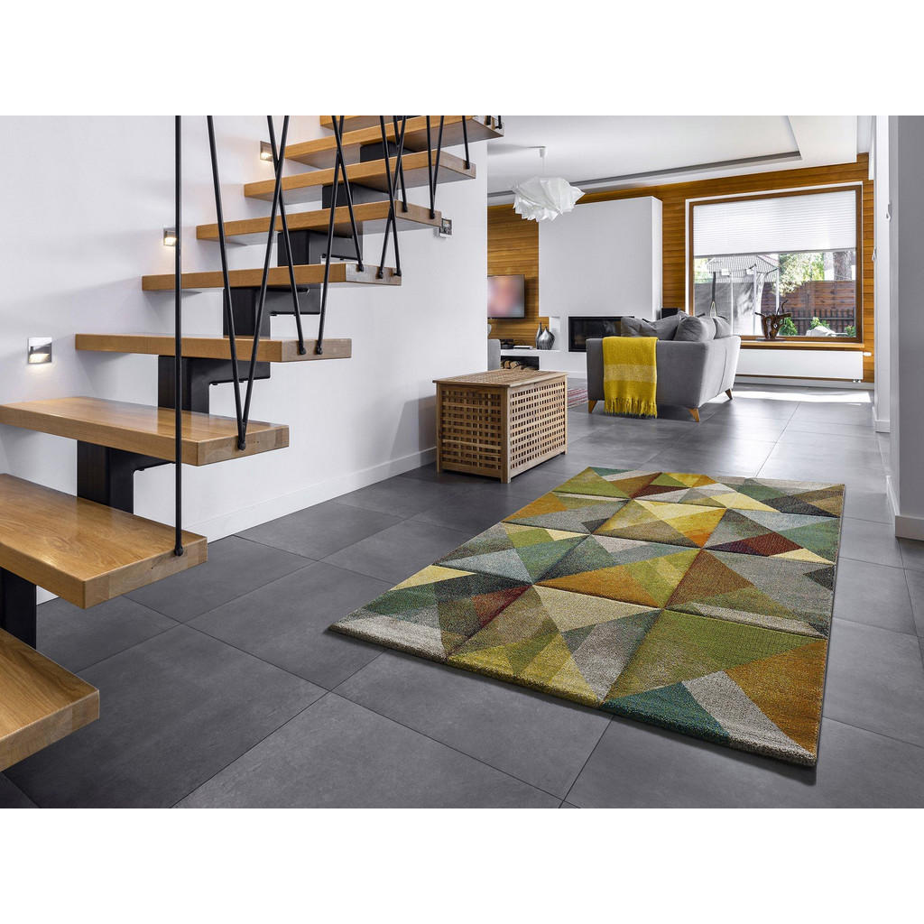 Thumbnail - Atticgo Webteppich, Mehrfarbig, Textil, Abstrakt, Rechteckig, 60x120 cm, Oeko-Tex® Standard 100, in verschiedenen Größen...