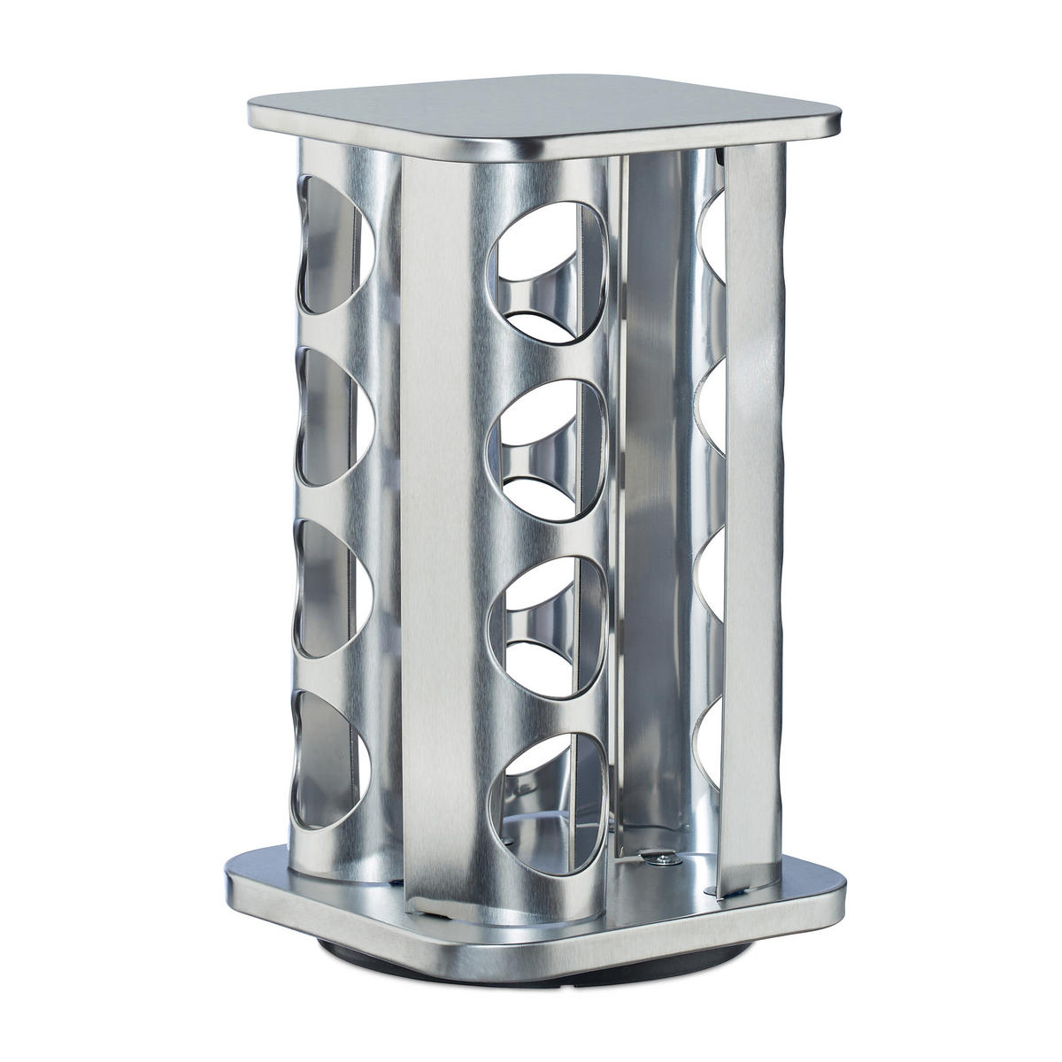 GEWÜRZKARUSSELL - Multicolor, Glas/Metall (18.5/27.5/18.5cm) - Relaxdays