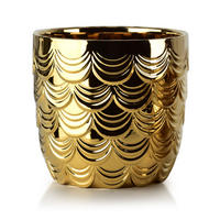 BLUMENTOPF Neva Gold 20/20/20 cm Keramik - Goldfarben, Keramik (20/20cm) - Mondex