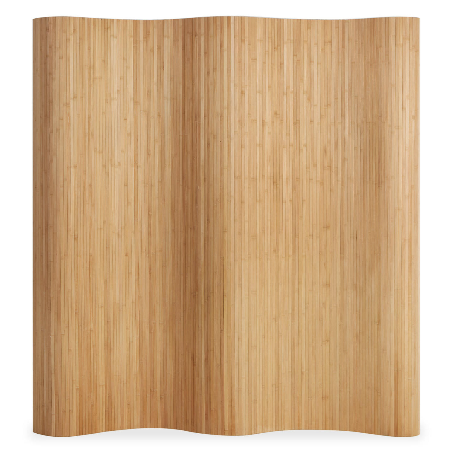 PARAVENT 250/200 cm Hellbraun Raumteiler Bambus - Hellbraun, Naturmaterialien (250/200/1cm) - Homestyle4u