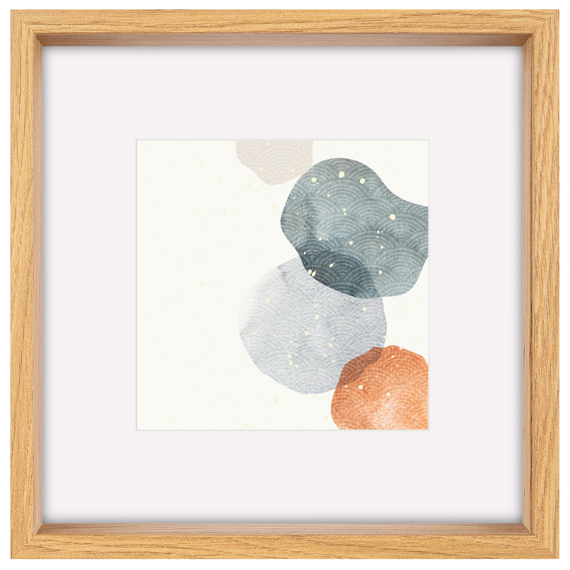 HOLZRAHMEN Shape 50x50 cm, Eiche - Eichefarben, Holzwerkstoff (6/52/52cm) - EMIX24