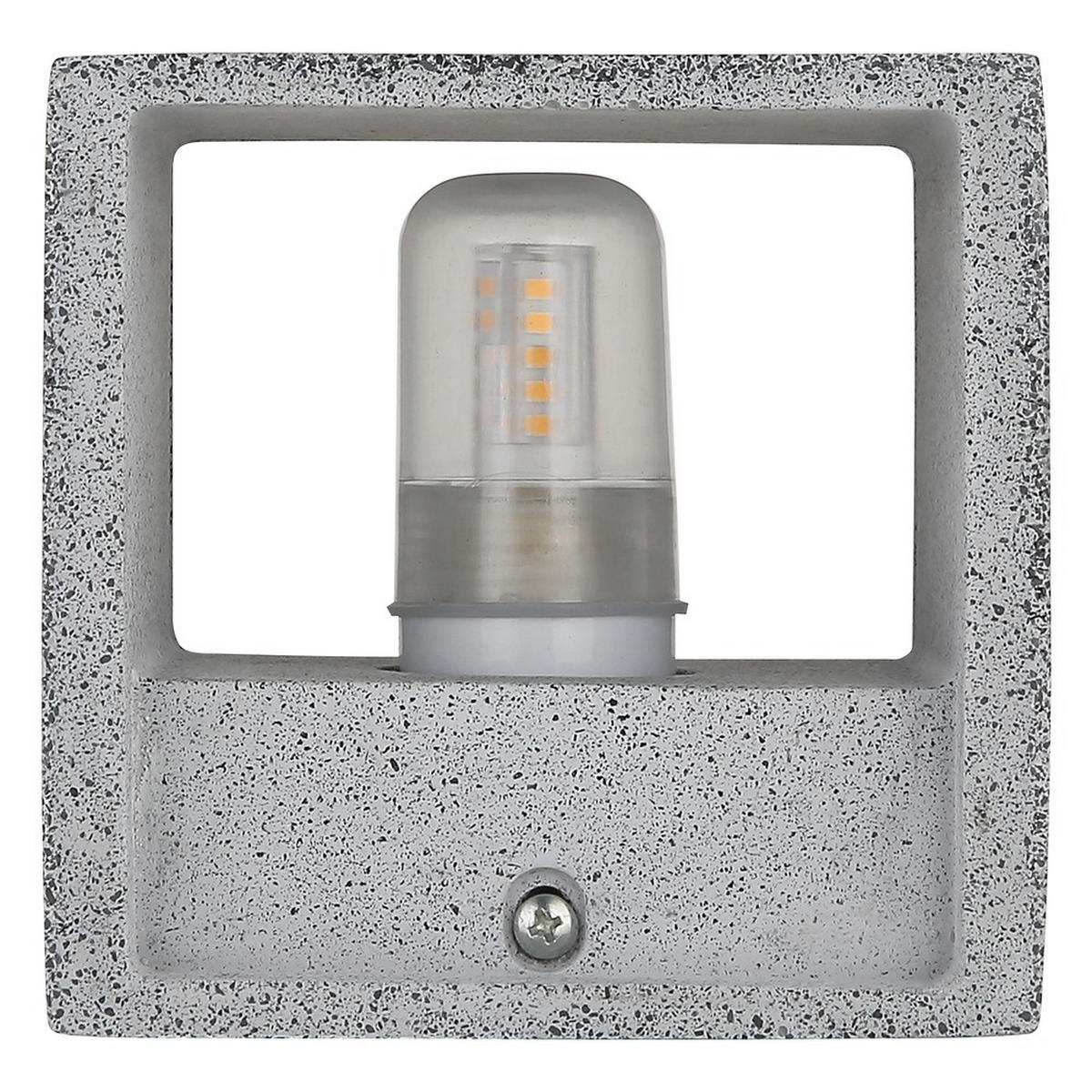 AUSSEN-WANDLEUCHTE FERGUSON Aluminium, Weiß matt, Up & Down - Weiß, Metall (12/11.5/12cm) - Globo Lighting