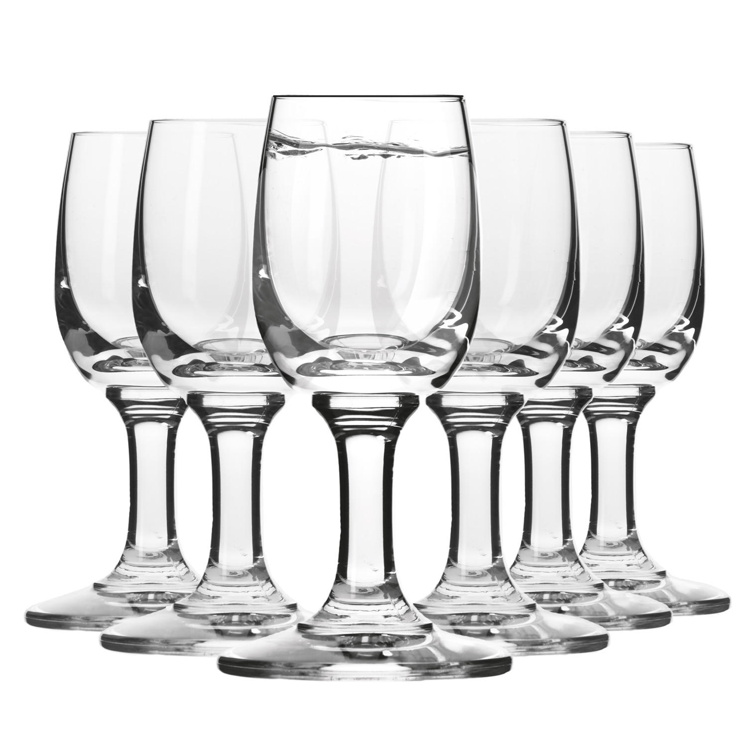 SCHNAPSGLÄSER, 6er-Set, 35 ml - Transparent, Glas (0.035L) - Krosno Glass