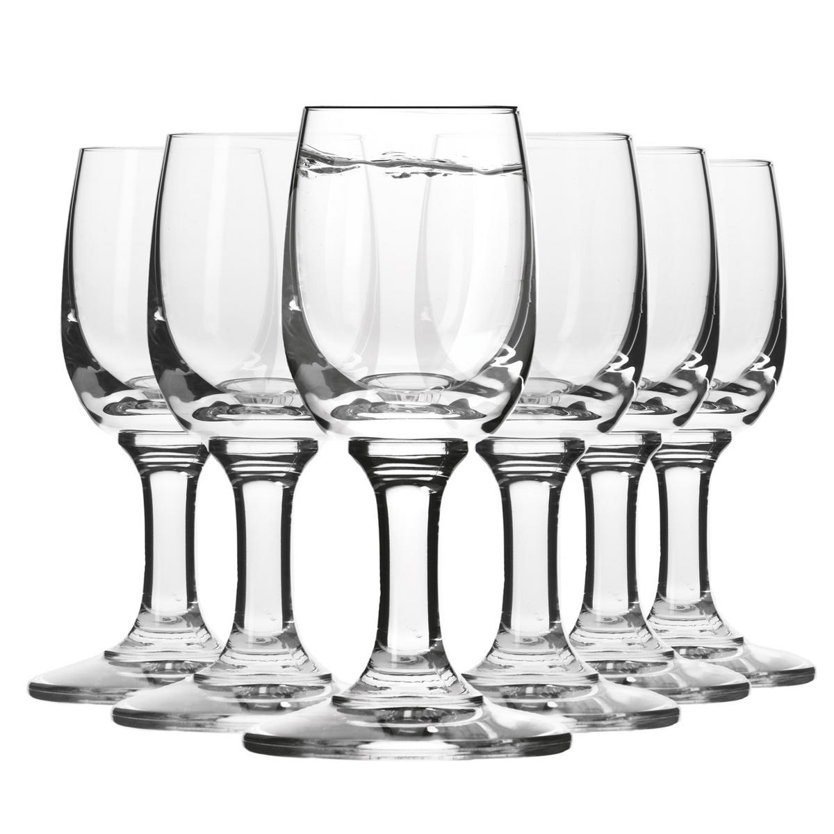 SCHNAPSGLÄSER, 6er-Set, 35 ml - Transparent, Glas (0.035L) - Krosno Glass