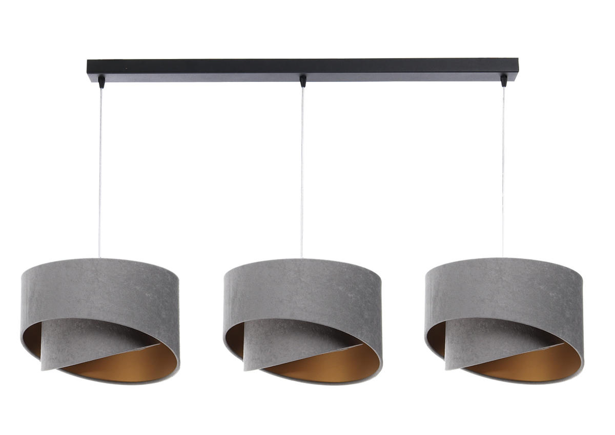HÄNGELEUCHTE Grau 30/18 cm - Grau, Kunststoff (30/0.3/18cm) - ONZENO