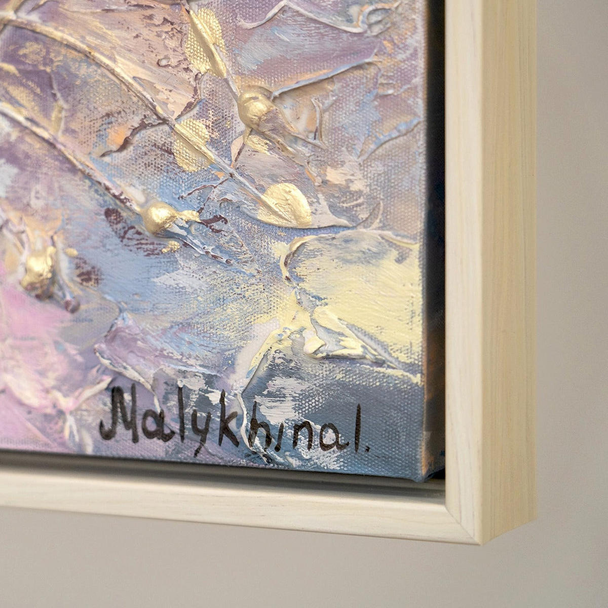 GEMÄLDE Frühlingsanfang Schattenfugenrahmen Beige 150x50 cm - Beige, Holz (150/50cm) - YS-art gallery