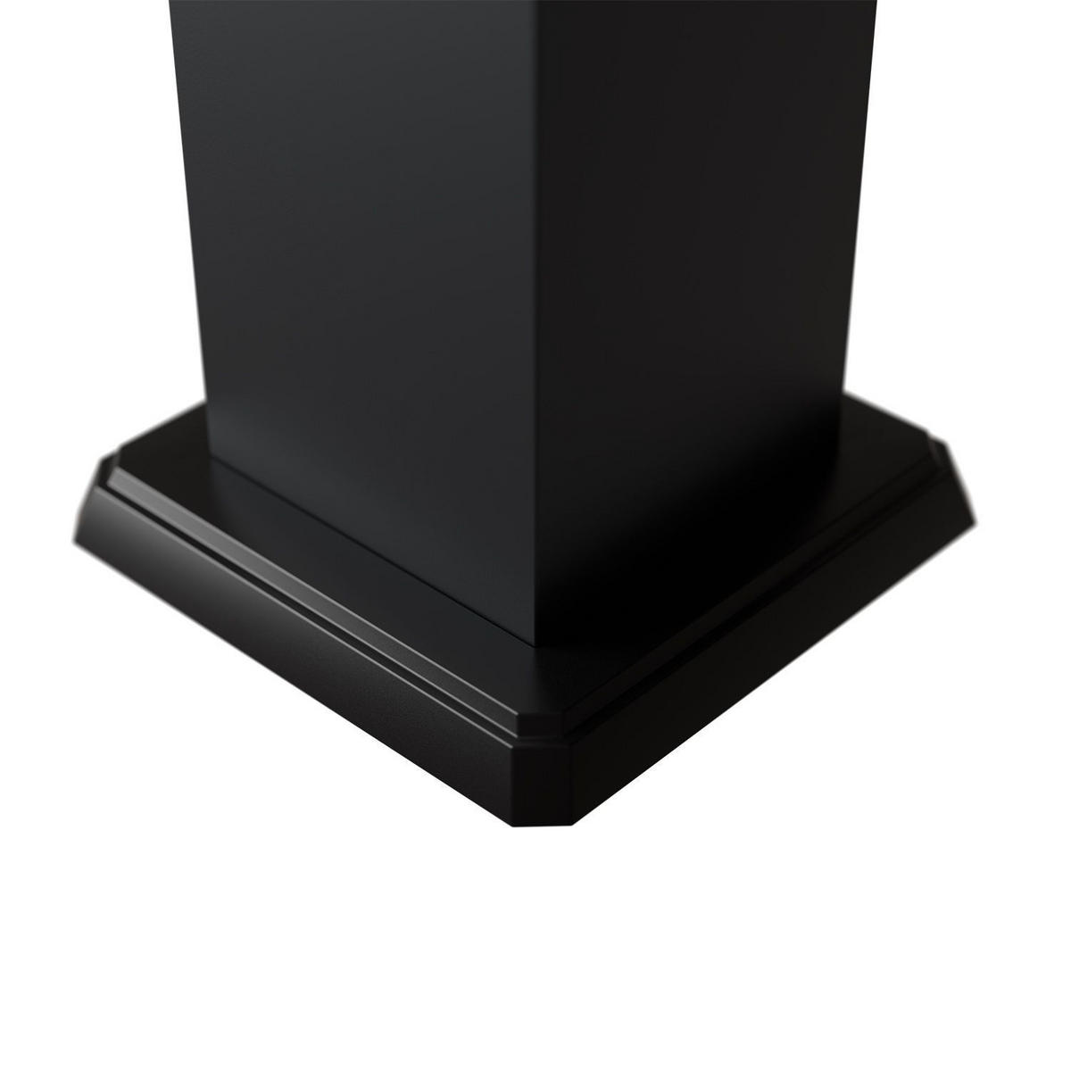 LAMELLENDACH Tahiti mit Seitenwand 3x3 m anthrazit - Anthrazit, Metall (300/240/300cm) - Juskys