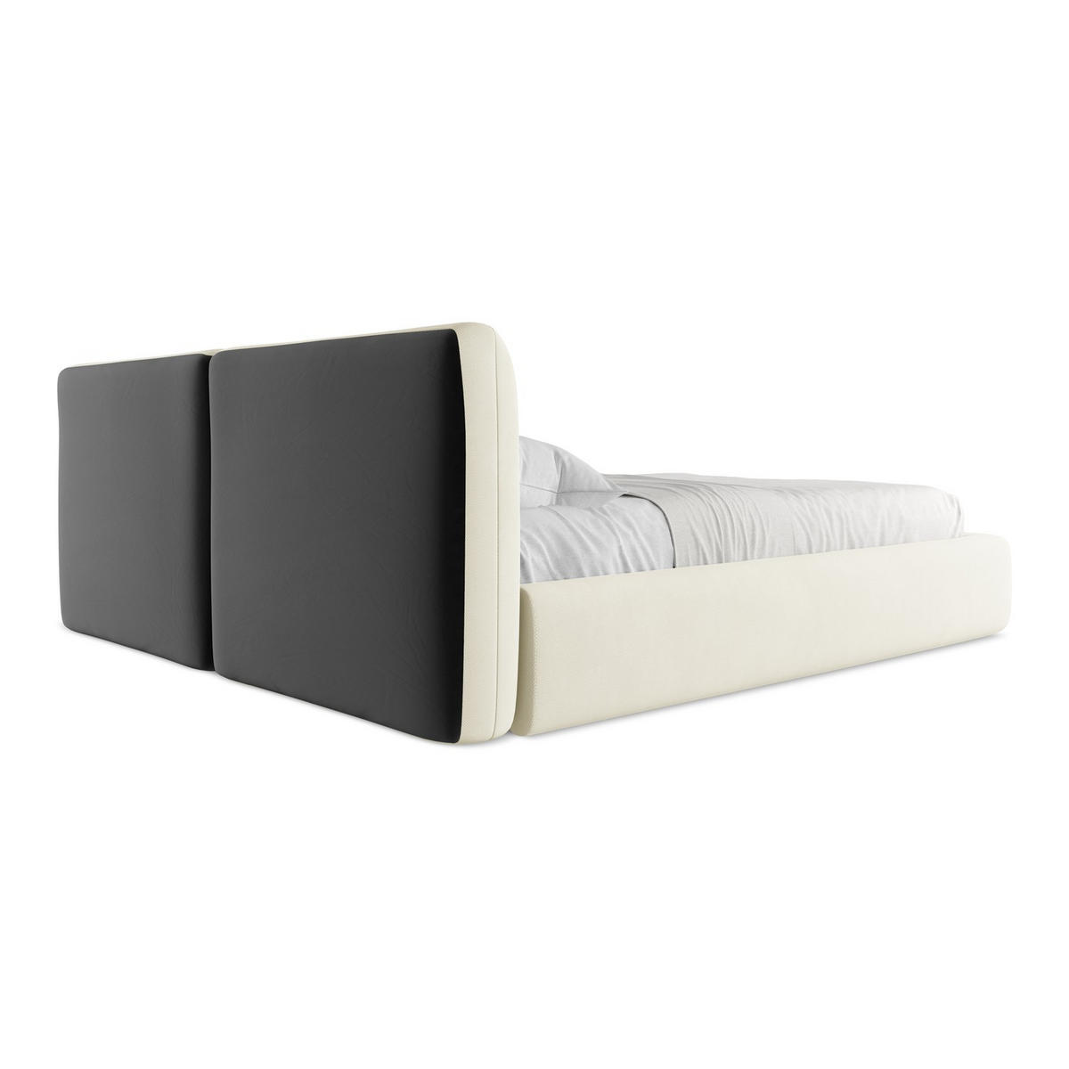 POLSTERBETT mit Bettkasten und Lattenrost 200x228 Beige - Beige/Schwarz, Kunststoff/Textil (180/200cm) - LaMiaSofa