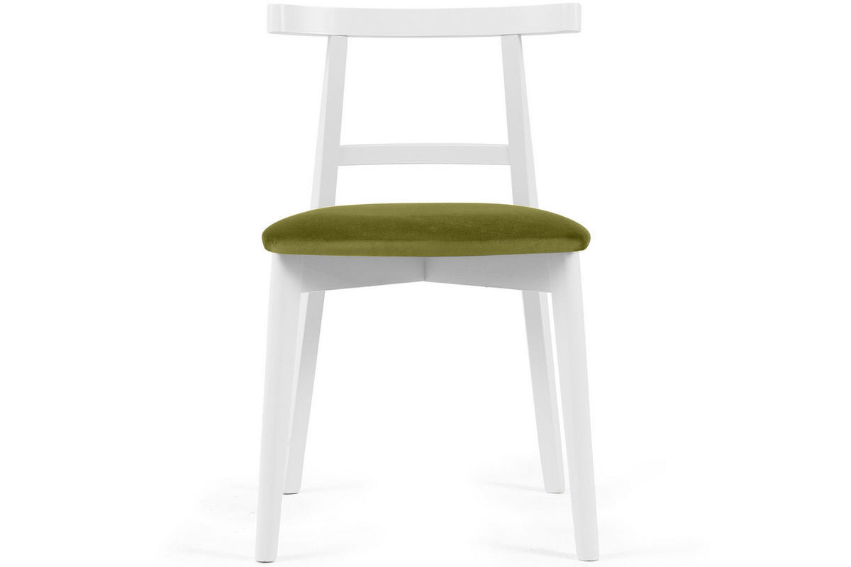 ESSTISCHSTÜHLE LILIO 2 St Vintage, Oliv / weiß - Olivgrün/Weiß, Holz/Textil (47/76/45cm) - KONSIMO®