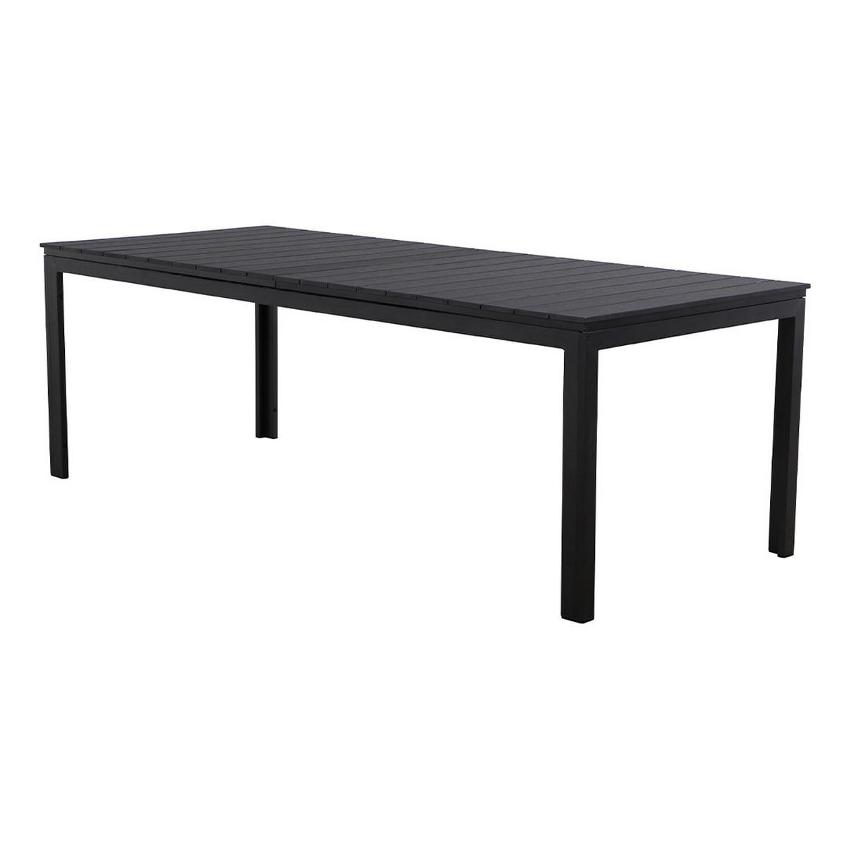 GARTENTISCH Willy Schwarz 230/95/76 cm - Schwarz, Metall (95/230/76cm) - ebuy24
