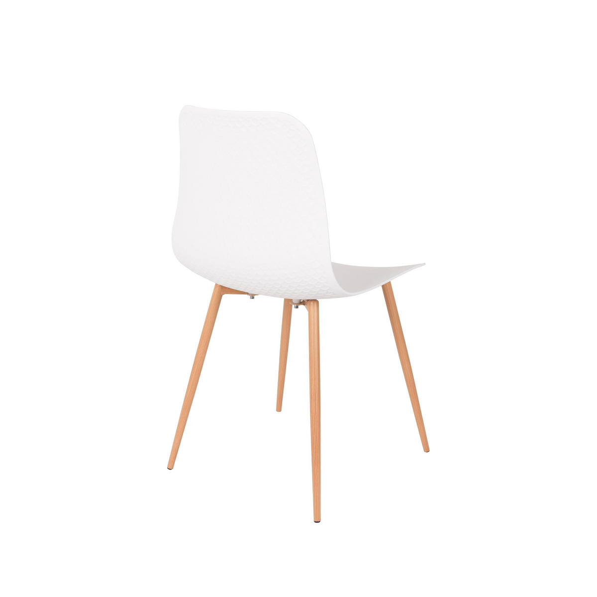 ESSZIMMERSTUHL Leon Weiß - 2 er Set - Weiß, Kunststoff (44.5/80/49cm) - Housecraft Living