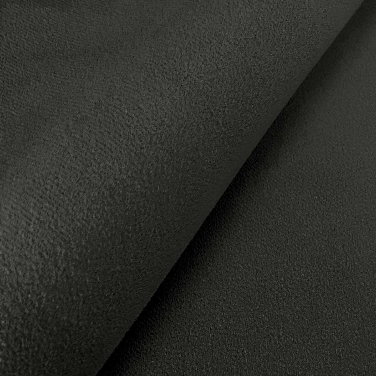ECKSOFA L Form Florinna Schwarz 245/182/87 cm mit Schlaffunktion - Chromfarben/Schwarz, Textil/Metall (245/182cm) - AX Living