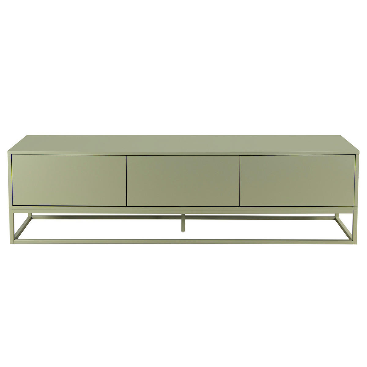 TV-LOWBOARD - Salbeigrün, Holzwerkstoff/Metall (180/52/40cm) - home24