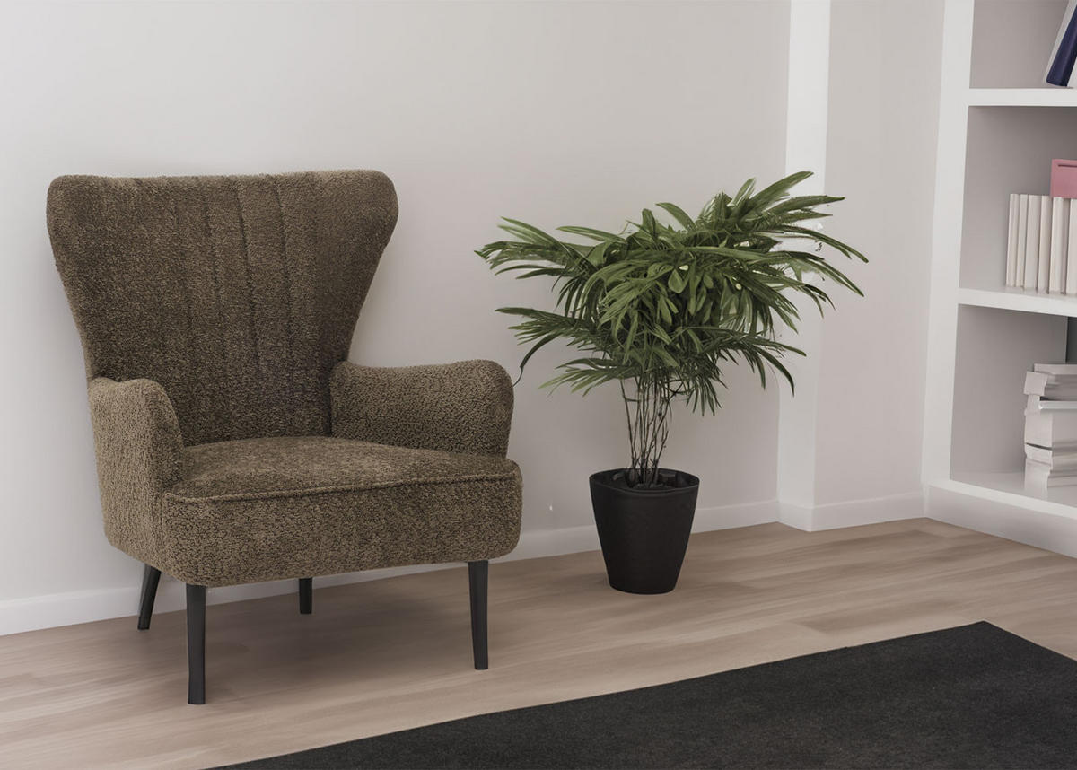 LOUNGE-SESSEL Dunkelgrün - Dunkelgrün, Textil (75/80/78cm) - MCW