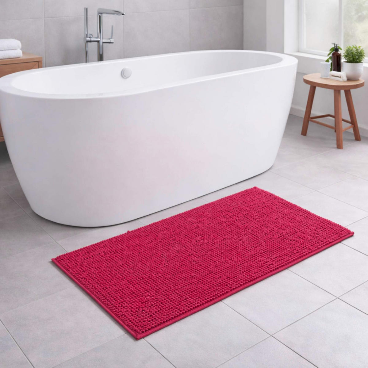 BADEMATTE PARIS - Beere, Textil (70/120cm) - WohnDirect