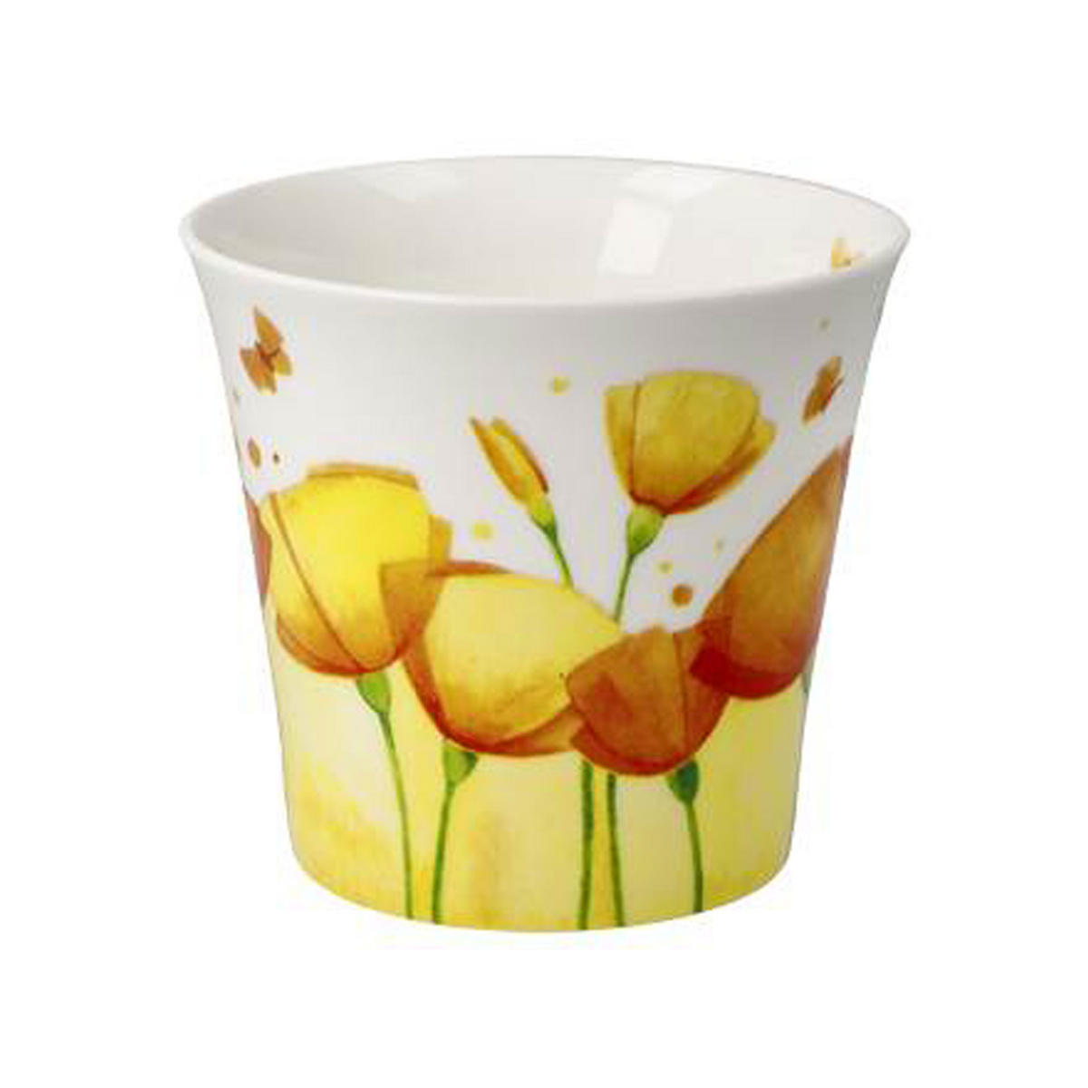 TEETASSE Fiore - Sunshine, Fine Bone China, gelb - Gelb, Keramik (0.35L) - Goebel