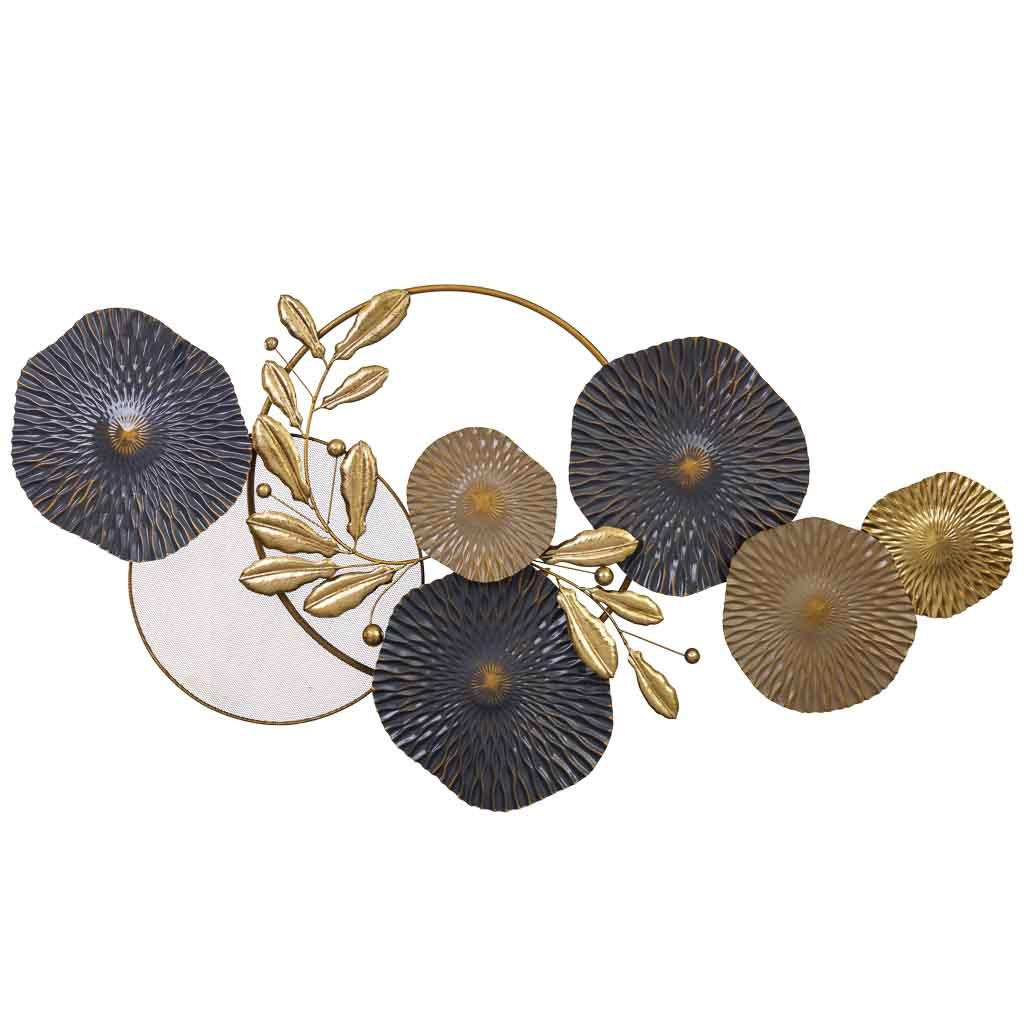 WANDDEKO-OBJEKT aus Metall, 130x67x7cm - Multicolor, Metall (130.2/7/66.7cm) - Wanderlust